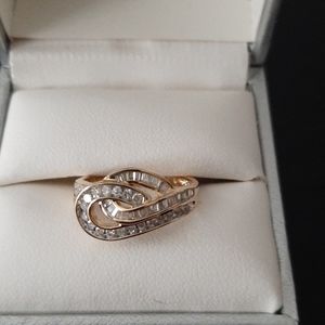 14k Yellow Gold/ Diamonds